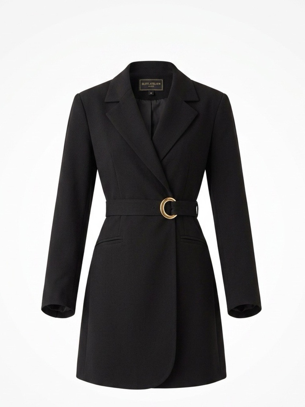 Blazer Dress Heart Buckle - 70’s French Collection by Sinequcnone